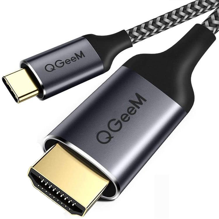 QGeeM QG-UA09 Tipo-C a cable HDMI, 1.2m, 1.8m, 3m