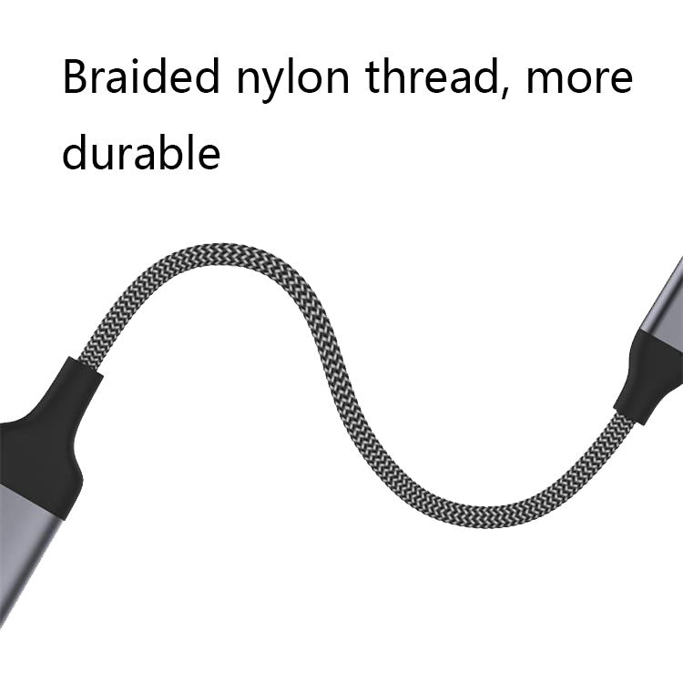 QGeeM QG-UA09 Tipo-C a cable HDMI, 1.2m, 1.8m, 3m