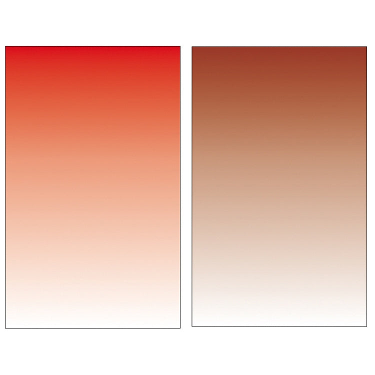 54 x 83 cm Gradient Morandi Película de doble cara Photo Props Papel de fondo, Red / Gold Brown, Blue /Green, Deep Gray / Light Gray