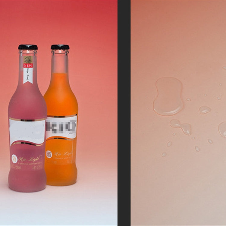 54 x 83 cm Gradient Morandi Película de doble cara Photo Props Papel de fondo, Red / Gold Brown, Blue /Green, Deep Gray / Light Gray