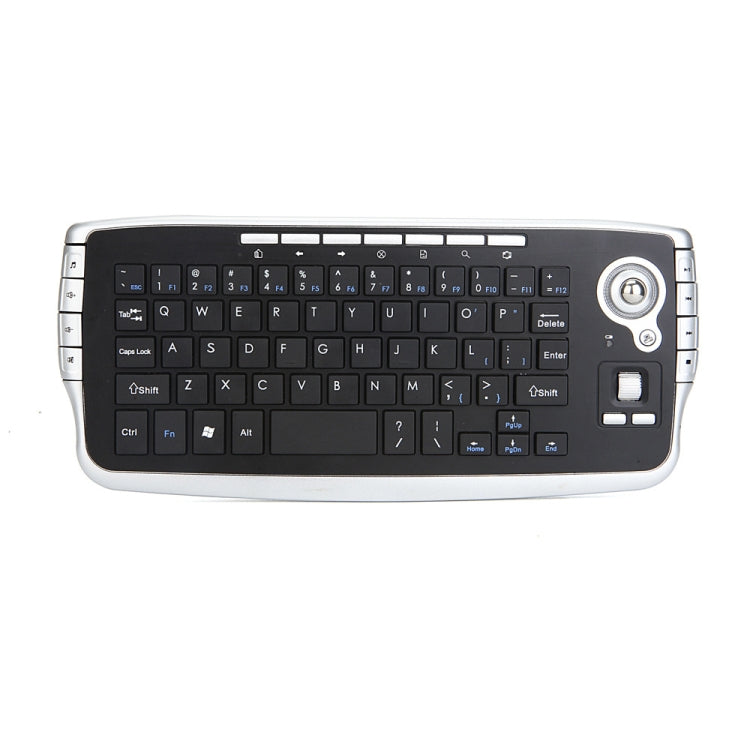 MY-10 2.4G 78 teclas 1200 DPI Mini teclado inalámbrico Trackball Teclado inalámbrico y juego de mouse