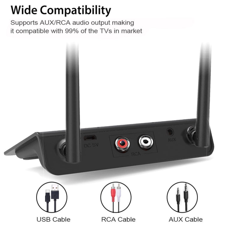 Adaptador de transmisor de audio Bluetooth B2, B2