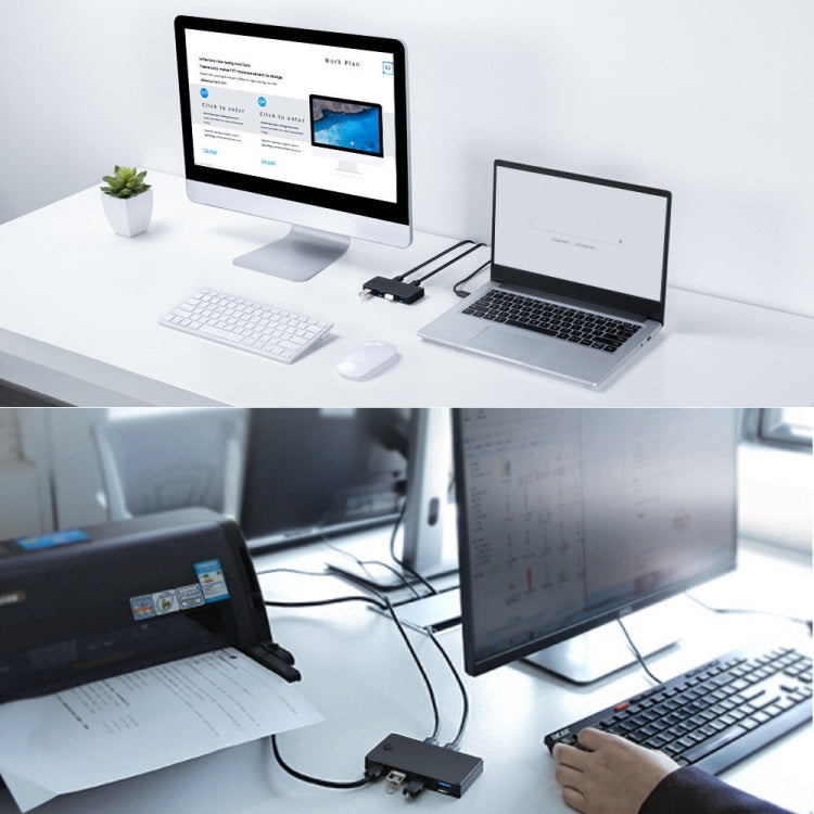 HUB USB 2.0 multifuncional 2 en 4 salidas