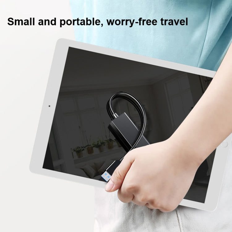 Convertidor HUB de 4 puertos USB 2.0, longitud del cable: 15 cm, estilo:, Without Light Bar, With Light Bar Black, With Light Bar White