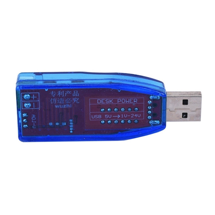 Módulo regulador de fuente de alimentación ajustable USB de 5 V a 1-24 V DC-DC, entrega aleatoria de color, 5V To 1-24V