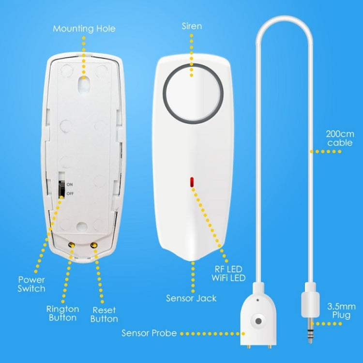 Alarma de fuga de agua remota WIFI Smart APP