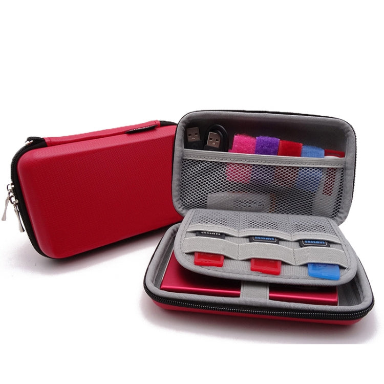 CHKJOK GH1805 EVA Disco duro móvil Bolsa de carcasa dura antipresión, GH1805 Black, GH1805 Blue, GH1805 Red