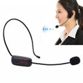 Micrófono FM Auriculares inalámbricos Amplificador pequeño Micrófono de cabeza
