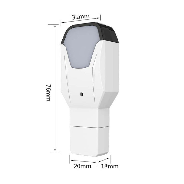 2 PCS IR18 Multifuncional Infrarrojo WiFi Control remoto de voz inteligente con función de luz nocturna