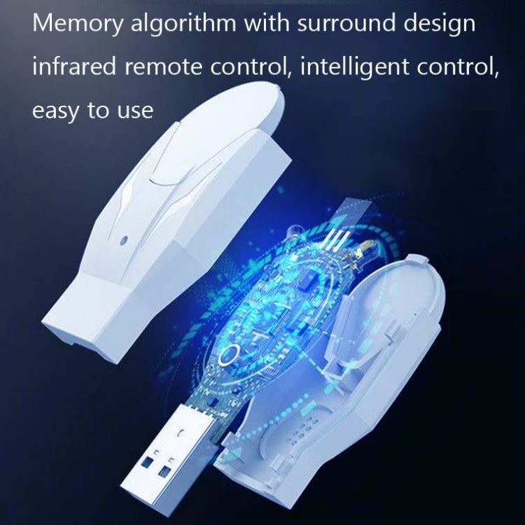 2 PCS IR18 Multifuncional Infrarrojo WiFi Control remoto de voz inteligente con función de luz nocturna