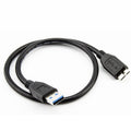 Cable de datos USB 3.0 macho a micro USB HDD para HDD móvil externo, longitud del cable: 1,8 m