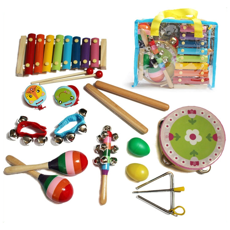14PCS / Set Juego de percusión Orff para niños