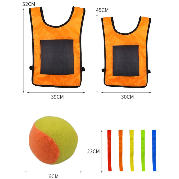 Chaleco Dodgeball para niños para juegos al aire libre entre padres e hijos con 5 bolas, Small (Red), Small (Blue), Small (Yellow), Small (Orange), Small (Green), Large (Red), Large (Blue), Large (Yellow), Large (Orange), Large (Green)                 ...
