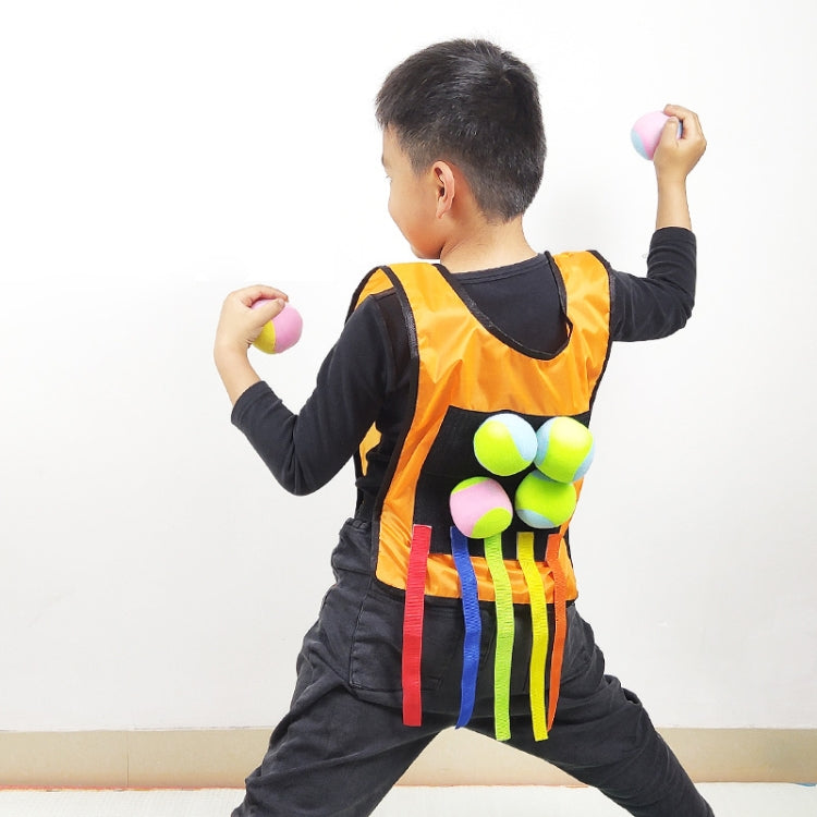 Chaleco Dodgeball para niños para juegos al aire libre entre padres e hijos con 5 bolas, Small (Red), Small (Blue), Small (Yellow), Small (Orange), Small (Green), Large (Red), Large (Blue), Large (Yellow), Large (Orange), Large (Green)                 ...