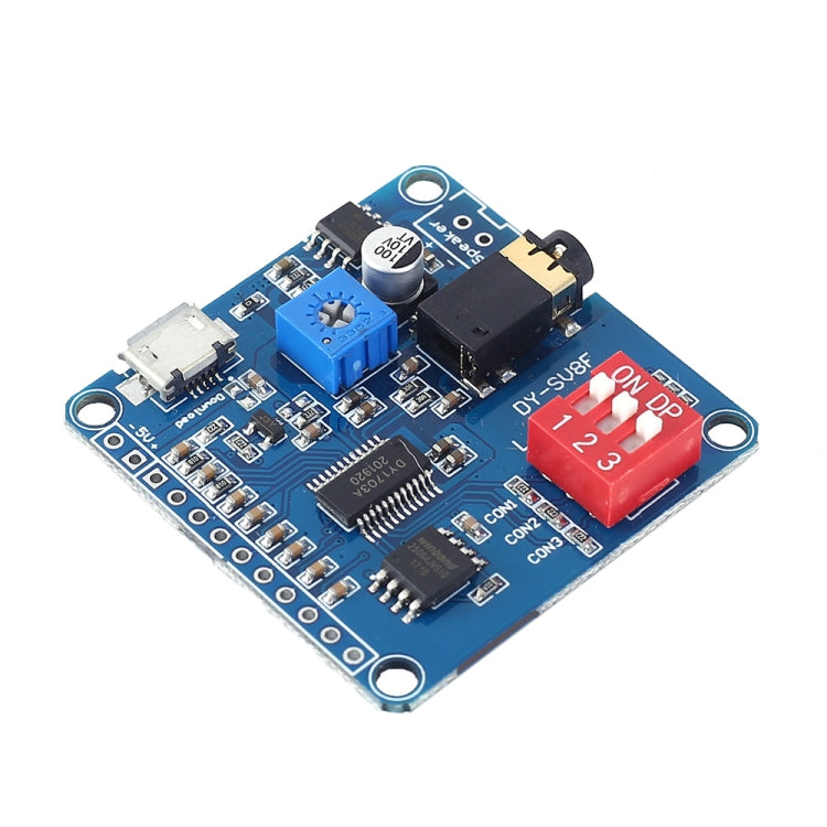 MP3 Voice Play Broadcast Module Chip Serial Port Control Descarga USB con 8M Storage Play Board