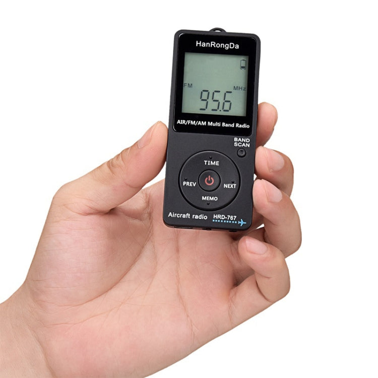 La mini radio de banda de aviación puede configurar el apagado automático FM, AM, AIR Radio, HRD-767