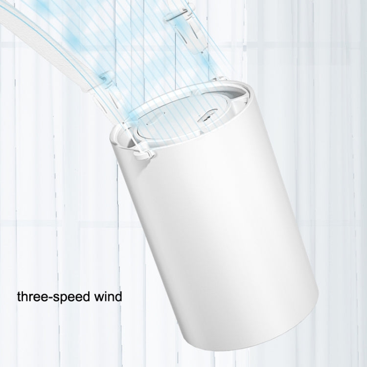 Mini ventilador de cuello colgante sin hojas USB portátil N1, Mini Fan White