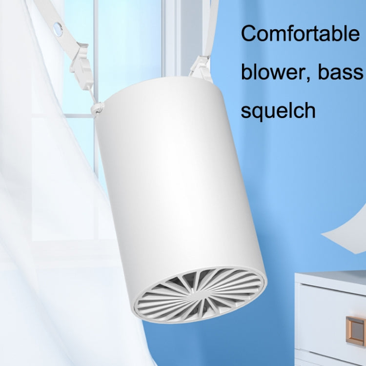 Mini ventilador de cuello colgante sin hojas USB portátil N1, Mini Fan White