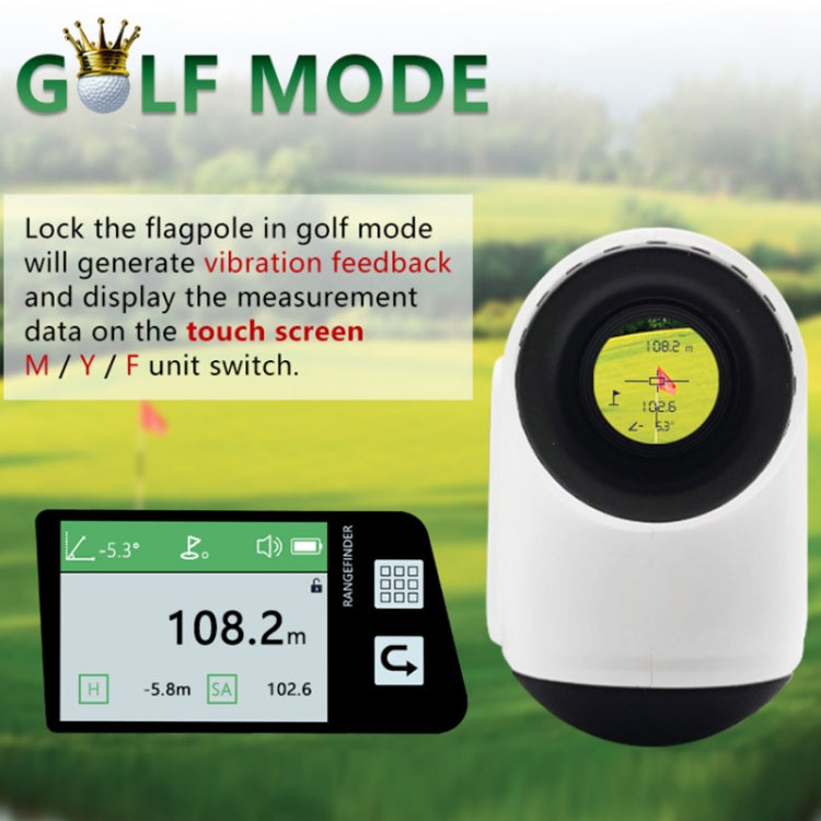 Telémetro de medición de velocidad láser de Golf con pantalla táctil ARTBULL