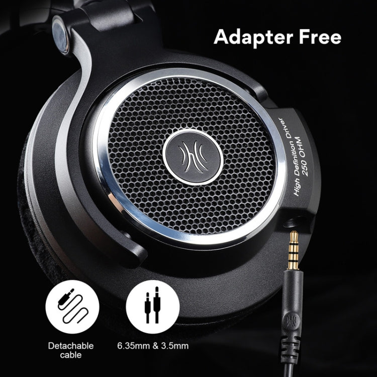 OneOdio M80 Open Three-band Balanced Monitor Mixer Studio DJ HIFI Auriculares con cable, longitud del cable: 3 m, M80
