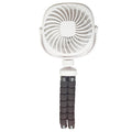 Ventilador de deformación para cochecito de pulpo, ventilador pequeño USB de mano portátil de escritorio, 1200mAh White, 1200mAh Pink, 1200mAh Black, 2200mAh White, 2200mAh Pink, 2200mAh Black