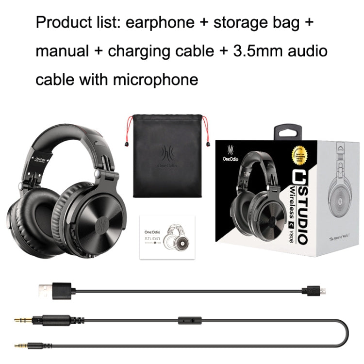 OneOdio PRO-C Bilateral Stereo Pluggable Over-Ear Wireless Bluetooth Monitor Auricular, PRO-C