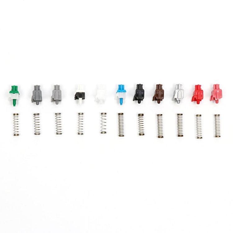 10PCS Cherry Shaft MX Switch Eje de teclado mudo lineal, Black Shaft, Red Shaft, Tea Shaft, Blue Shaft, White Shaft, Green Shaft, Silver Shaft, Mute Red Shaft, Mute Black Shaft