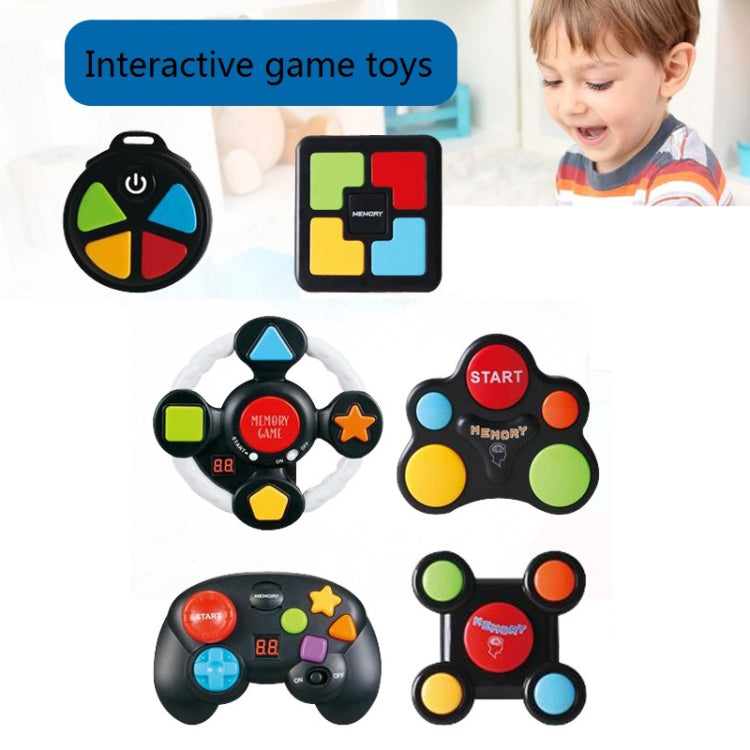 Máquina de juego de entrenamiento de memoria educativa para niños, estilo:, Square, Hands, Shaped, Handle, Steering Wheel