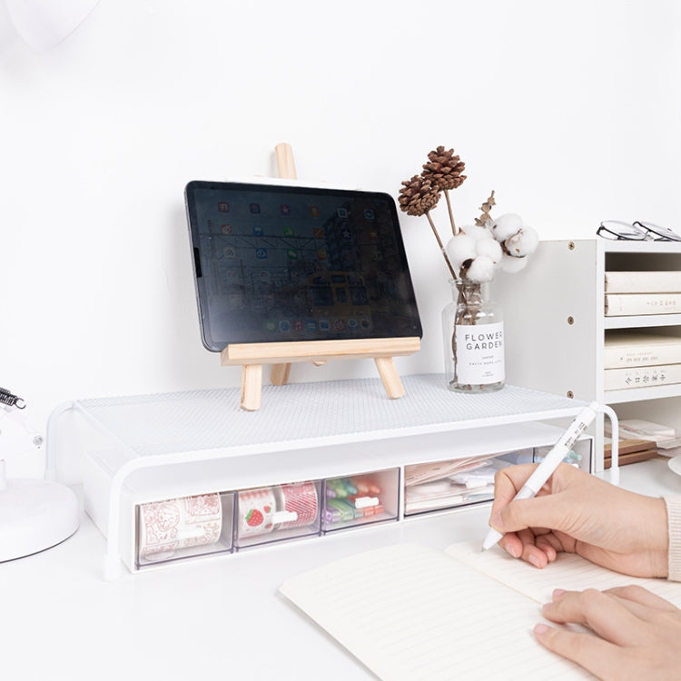 Estante de almacenamiento con soporte para monitor en rack elevado para computadora, estilo:, Single Layer, Lengthen Single Layer, Double Layer, Single Layer+Three Layers, Double Layer+Three Layers