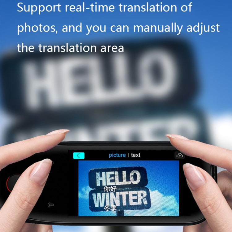 Bolígrafo de traducción de escaneo de texto inteligente S50, S50 Black