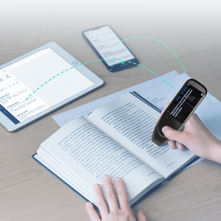 Bolígrafo de traducción de escaneo de texto inteligente S50, S50 Black