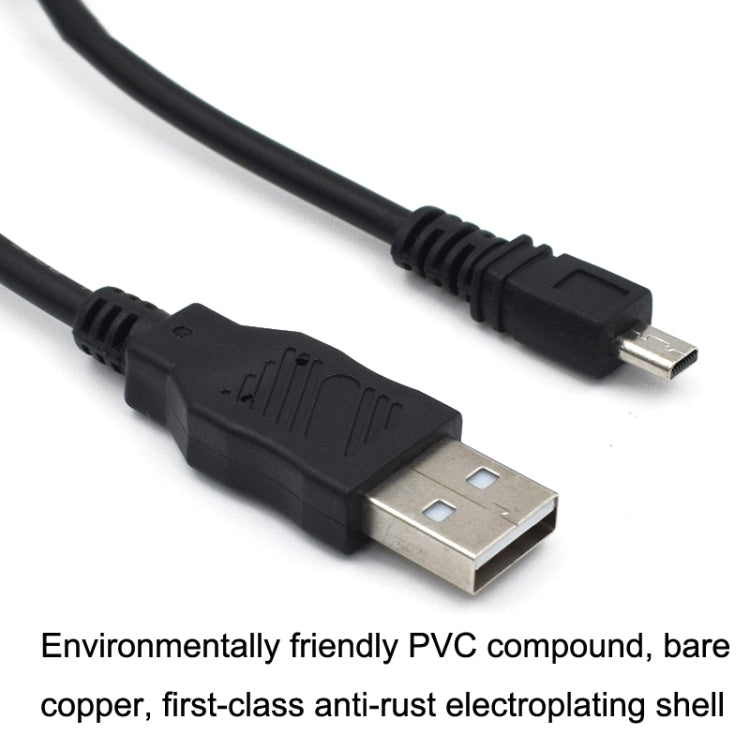 20 cables de datos USB para cámara SLR de 8 pines para Nikon UC-E6, longitud:, For Nikon UC-E6,1m With Magnetic Ring, For Nikon UC-E6,1.5m With Magnetic Ring, For Nikon UC-E6, 0.8m With AV, For Nikon UC-E6,1m Without Magnetic Ring