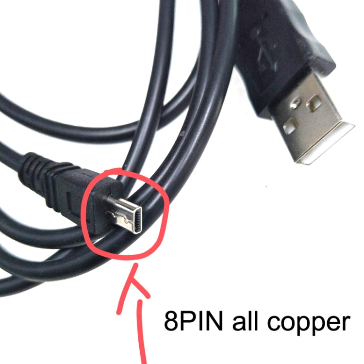 20 cables de datos USB para cámara SLR de 8 pines para Nikon UC-E6, longitud:, For Nikon UC-E6,1m With Magnetic Ring, For Nikon UC-E6,1.5m With Magnetic Ring, For Nikon UC-E6, 0.8m With AV, For Nikon UC-E6,1m Without Magnetic Ring