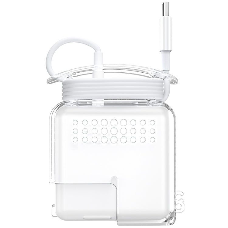 Funda protectora de silicona transparente OATSBASF para iPhone MacBook Pro Air, 20W, 30W / 29W, 60W / 61W, 85W / 87W / 96W