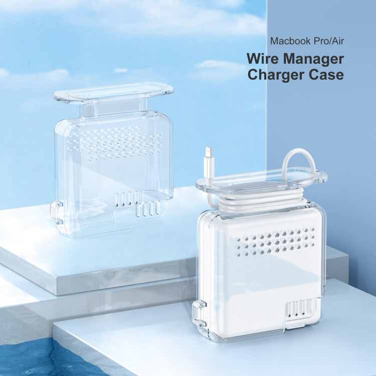Funda protectora de silicona transparente OATSBASF para iPhone MacBook Pro Air, 20W, 30W / 29W, 60W / 61W, 85W / 87W / 96W