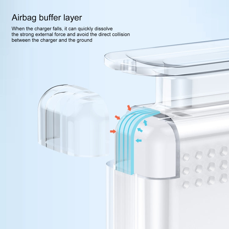 Funda protectora de silicona transparente OATSBASF para iPhone MacBook Pro Air, 20W, 30W / 29W, 60W / 61W, 85W / 87W / 96W