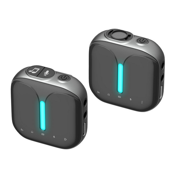 Micrófono Lavalier inalámbrico profesional con cancelación de ruido para exteriores, Type-C, Type-C+Apple Adapter, Type-C+External Microphone, Type-C+Apple Adapter+External Microphone