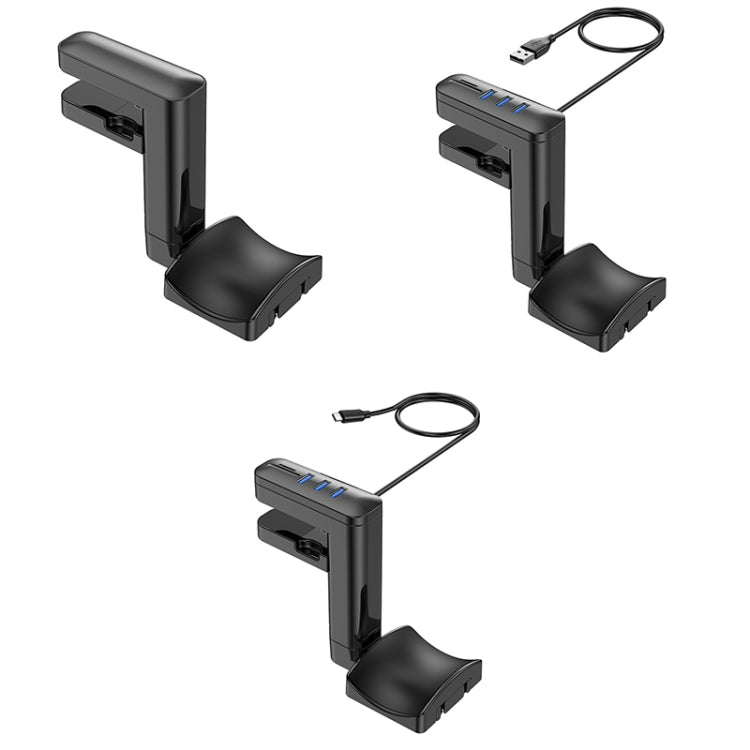 Colgador sin perforaciones tipo clip para auriculares multifuncional, T9, with HUB, with Type-C