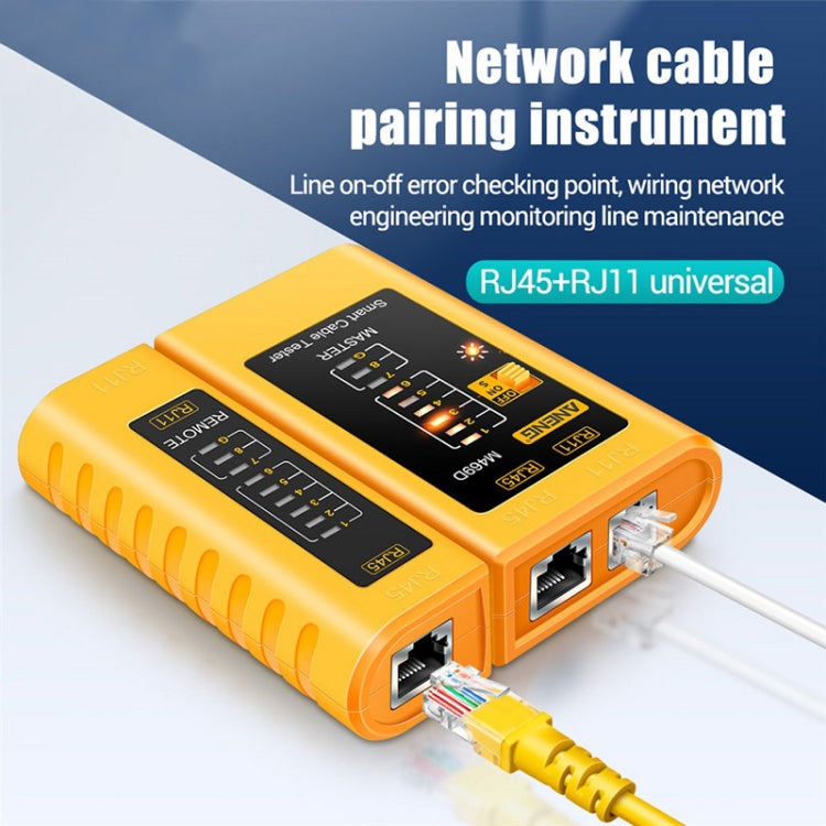 ANENG 2 uds Cable de red multifuncional Detector unilateral de cabeza de cristal, entrega de Color aleatorio