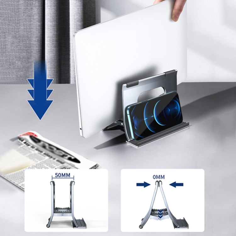 Oatsbasf 03880 Rack de almacenamiento automático de gravedad para computadora portátil de aleación tipo H