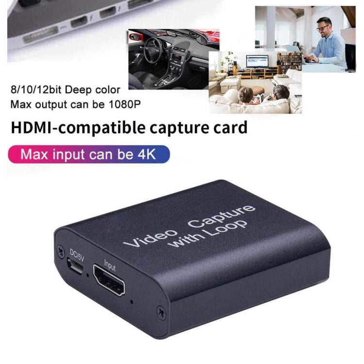 Tarjeta de captura de video USB a HDMI HD compatible con 4K X 2K