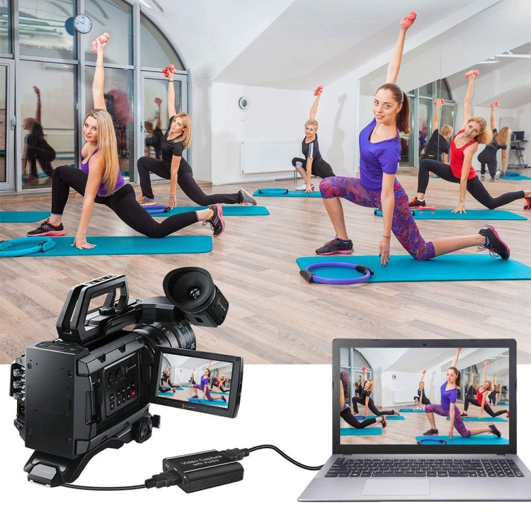 Tarjeta de captura de video USB a HDMI HD compatible con 4K X 2K