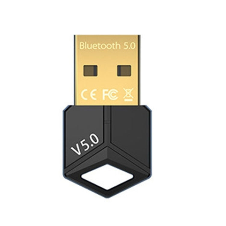 2 PCS Adaptador USB Bluetooth 5.0PC Transmisor de recepción de audio inalámbrico para computadora, Color: Negro, M25