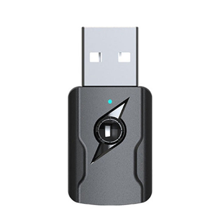2 PCS 5.0 Transmisor Bluetooth AUX Receptor USB Adaptador de audio de computadora de salida dual, M136