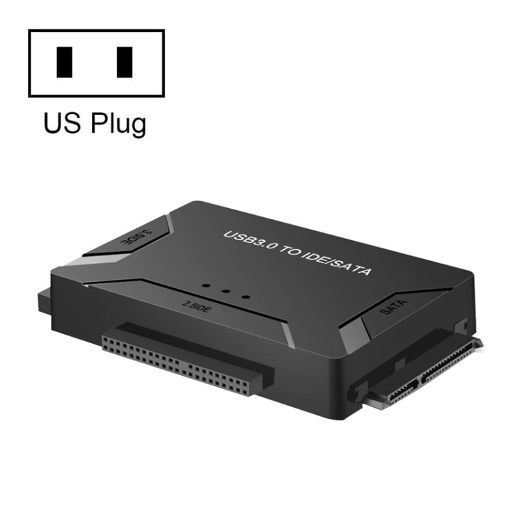USB3.0 a SATA / IDE Easy Drive Cable Adaptador de disco duro externo, enchufe Especificaciones:, US Plug, EU Plug, AU  Plug, UK  Plug