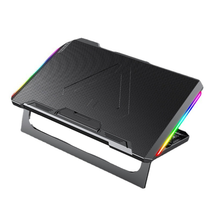 Refrigerador para portátil con efecto de iluminación NUOXI Q9 RGB