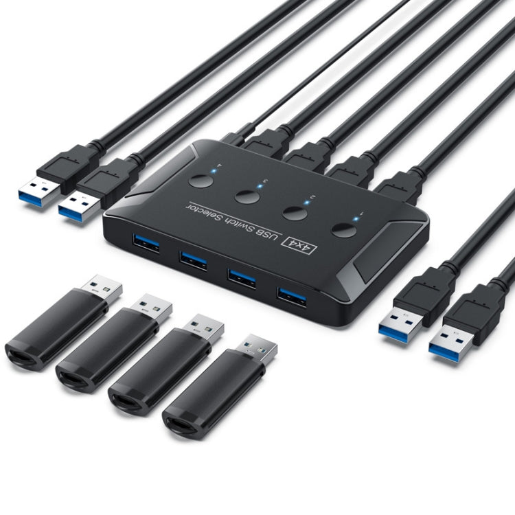T29 USB3.0 Automático 4 In 4 Out Switcher HUB Uso compartido de impresoras