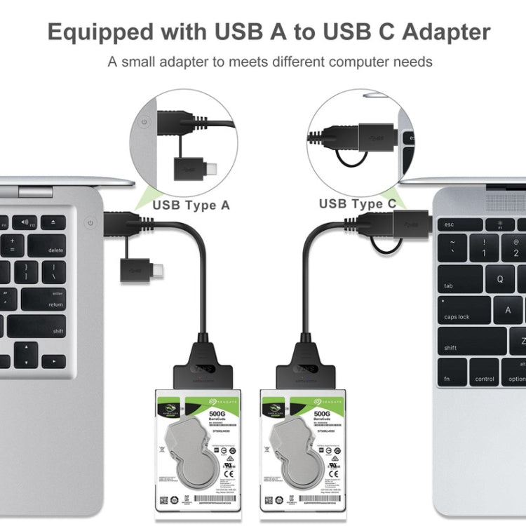 Cable adaptador de disco duro T10 USB3.1 a SATA Easy Drive