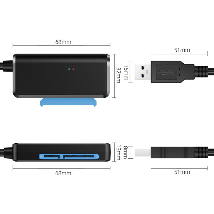 Cable T04 USB3.0 a SATA Easy Drive para cable adaptador de disco duro de 2,5/3,5 pulgadas