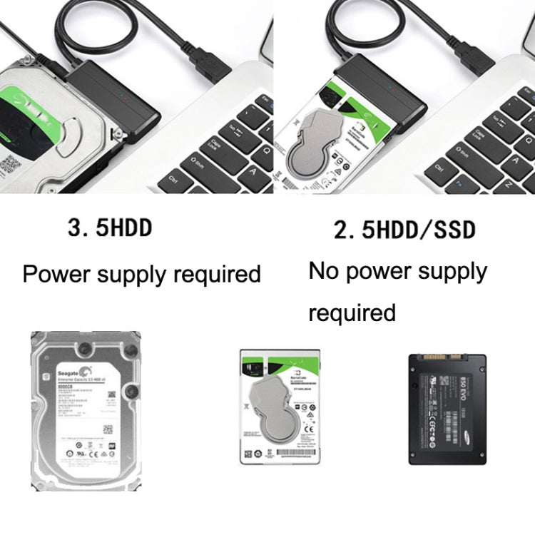 Cable T04 USB3.0 a SATA Easy Drive para cable adaptador de disco duro de 2,5/3,5 pulgadas